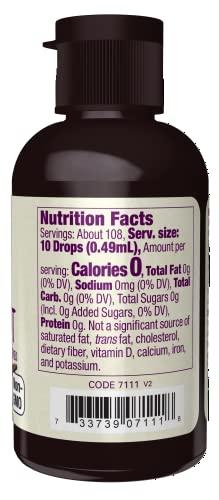 NOW NOW Foods, Organic Liquid Monk Fruit, Vanilla, Zero-Calorie Sweetener, 1.8-Ounce