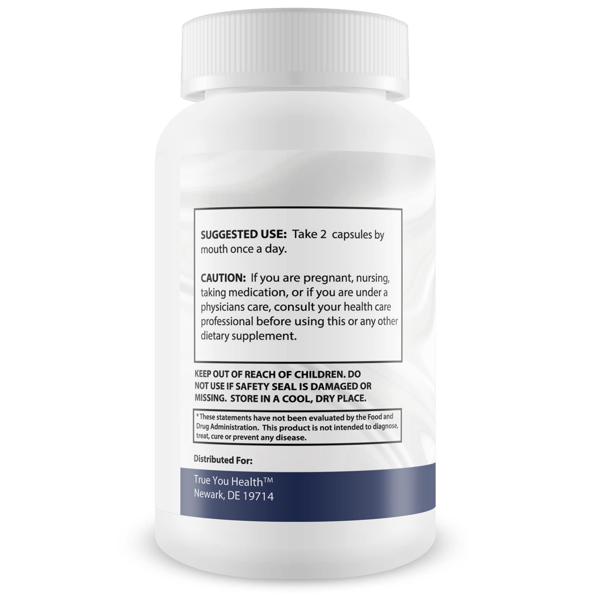 True You Health Pro Vista Clear for Eyes - Vitamin B Enriched Vision Support - Our Best Pro Vista Clear Vision Formula Proprietarily Formulated to Naturally Support Eye Health - Vitamin & Mineral Formula