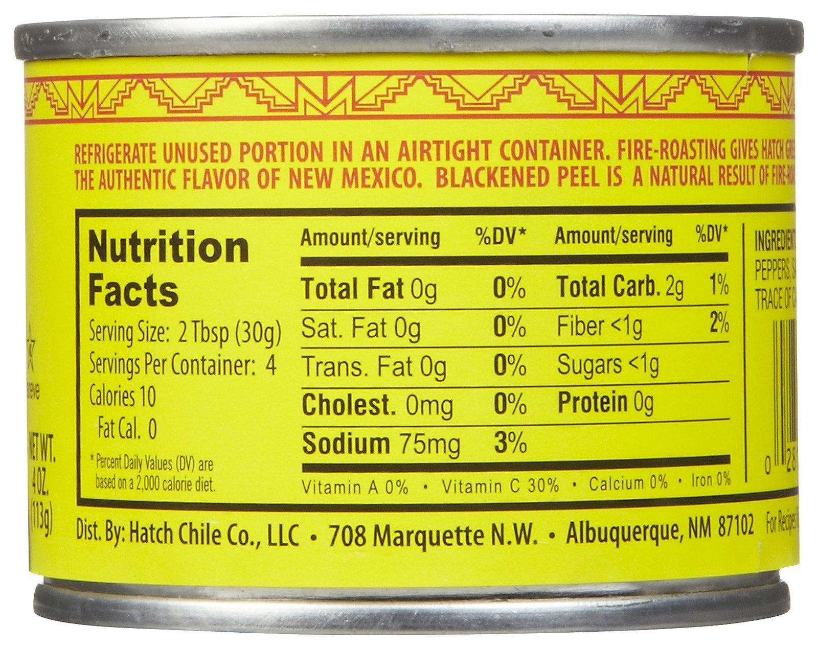 HATCH Hatch Diced Hot Green Chilies, 4 oz, 3 pk