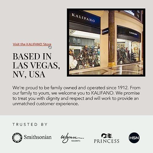 KALIFANO KALIFANO Blue Apatite Palm Stone with Healing & Calming Effects - AAA Grade High Energy Apatito Azul Worry Stone - Reiki Crystal Used for Intuition (Family Owned and Operated)