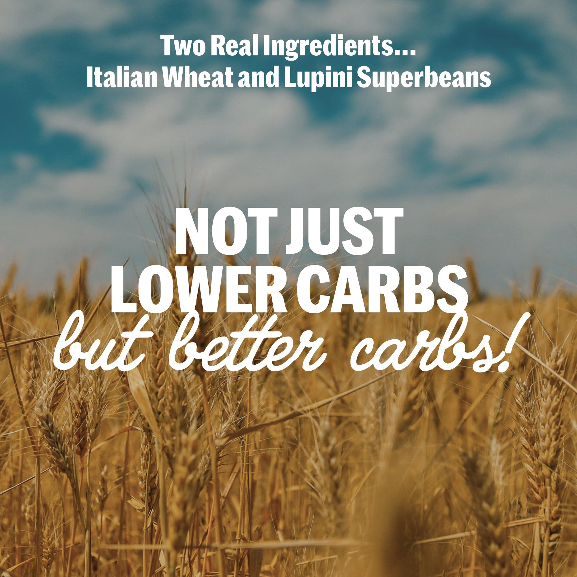BRAMI Brami Fusilli, Curly Mac, Radiatori Italian Protein Pasta | Low Carb | High Fiber | High Protein | Keto | Non-GMO | Made in Italy | Semolina Pasta, Fortified with Heart Healthy Lupini Beans | 8oz (Pack of 6)