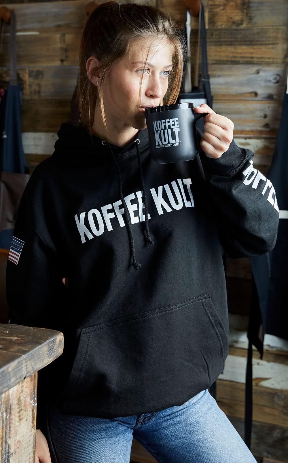 Koffee Kult Koffee Kult Thunder Bolt Coffee Super Dark Roast 100% Arabica Robust Blend of Colombian And Brazil (Ground, 12oz)