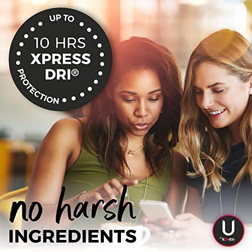 U by Kotex U by Kotex Security Ultra Thin Pads, Long, Unscented, 40 ct (packaging may vary)