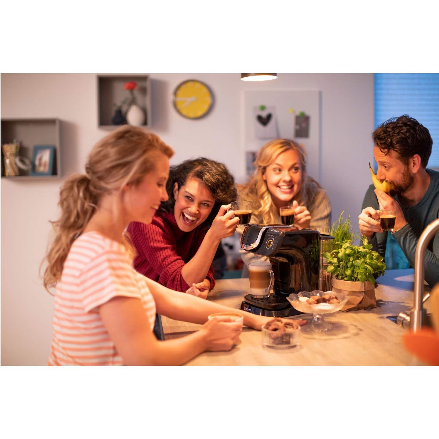 Tassimo Tassimo Coffee Selection - Costa Cappuccino/Americano/Cadbury Hot Chocolate/L'Or Latte Macchiato/Kenco Americano pods - 5 Packs (56 Servings)