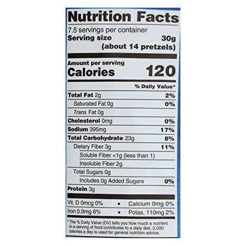 Unique Pretzels Unique Pretzels Sprouted Shells - Original Sea Salt - Case of 12 - 8 oz.