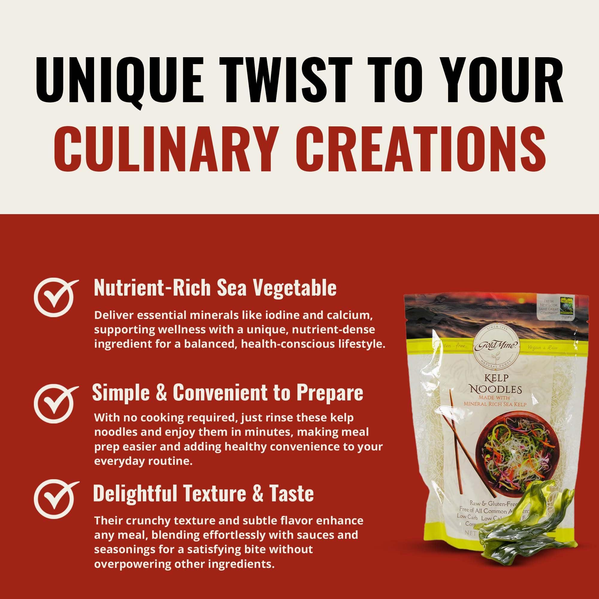 Gold Mine Gold Mine Kelp Noodles, 16 Ounce