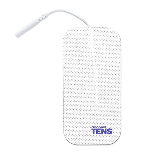 Discount TENS TENS Electrodes, Value Wired Replacement Pads for TENS Units, 8 TENS Unit Electrodes (2in x 4in, 8 Pack) Discount TENS Brand