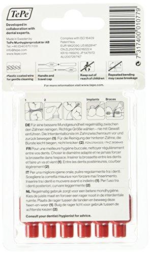 TEPE TePe interdental brushes in blister packaging red 0.5 mm