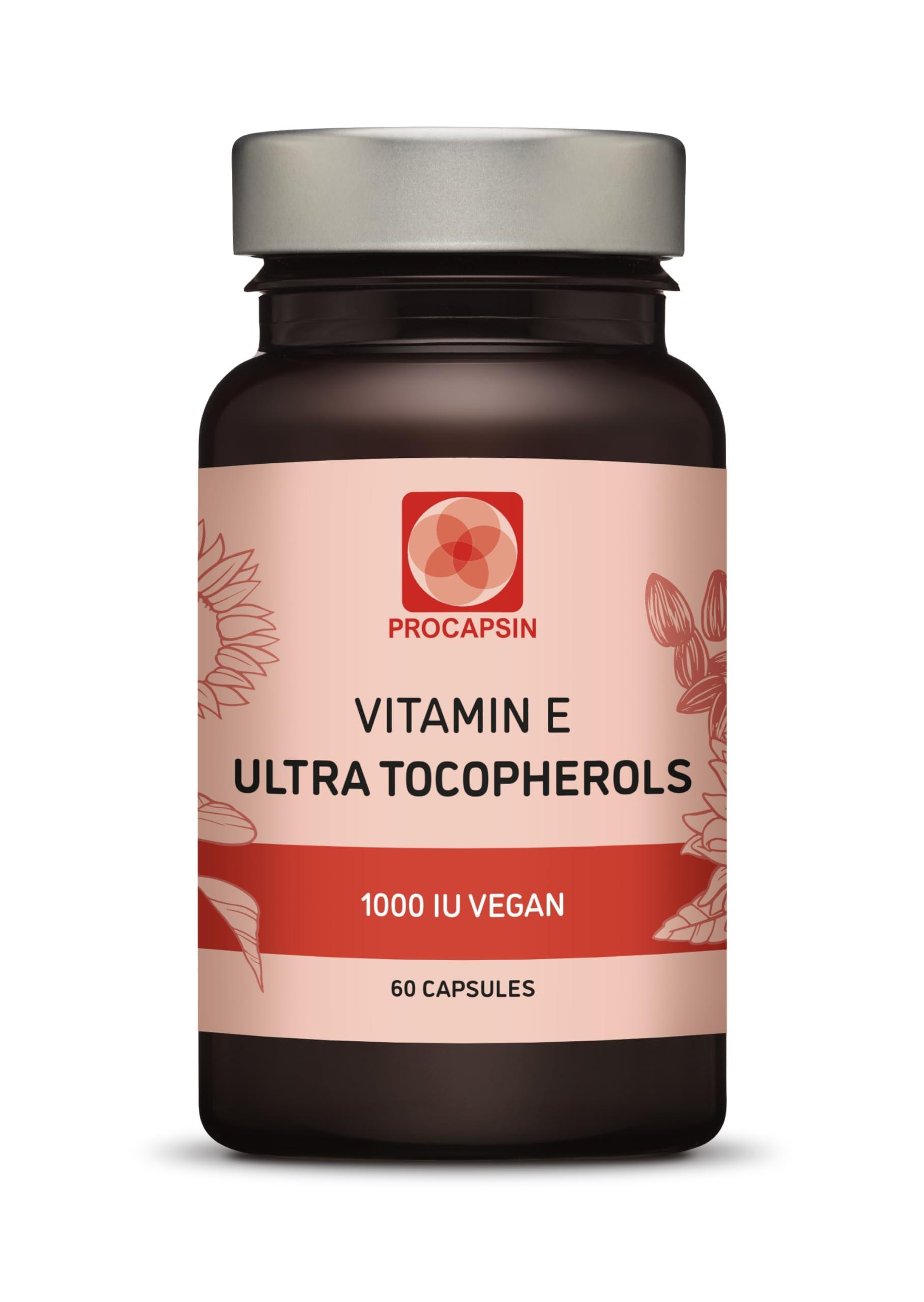 Kala Health Kala Health Vitamin E 1000 IU Ultra Tocopherol 450mg Vitamin E Vegan all 4 Tocopherols - Alpha Tocopherol + Beta Tocopherol + Gamma Tocopherol + Delta Tocopherol Unique d Alpha Tocopherol Vitamin E