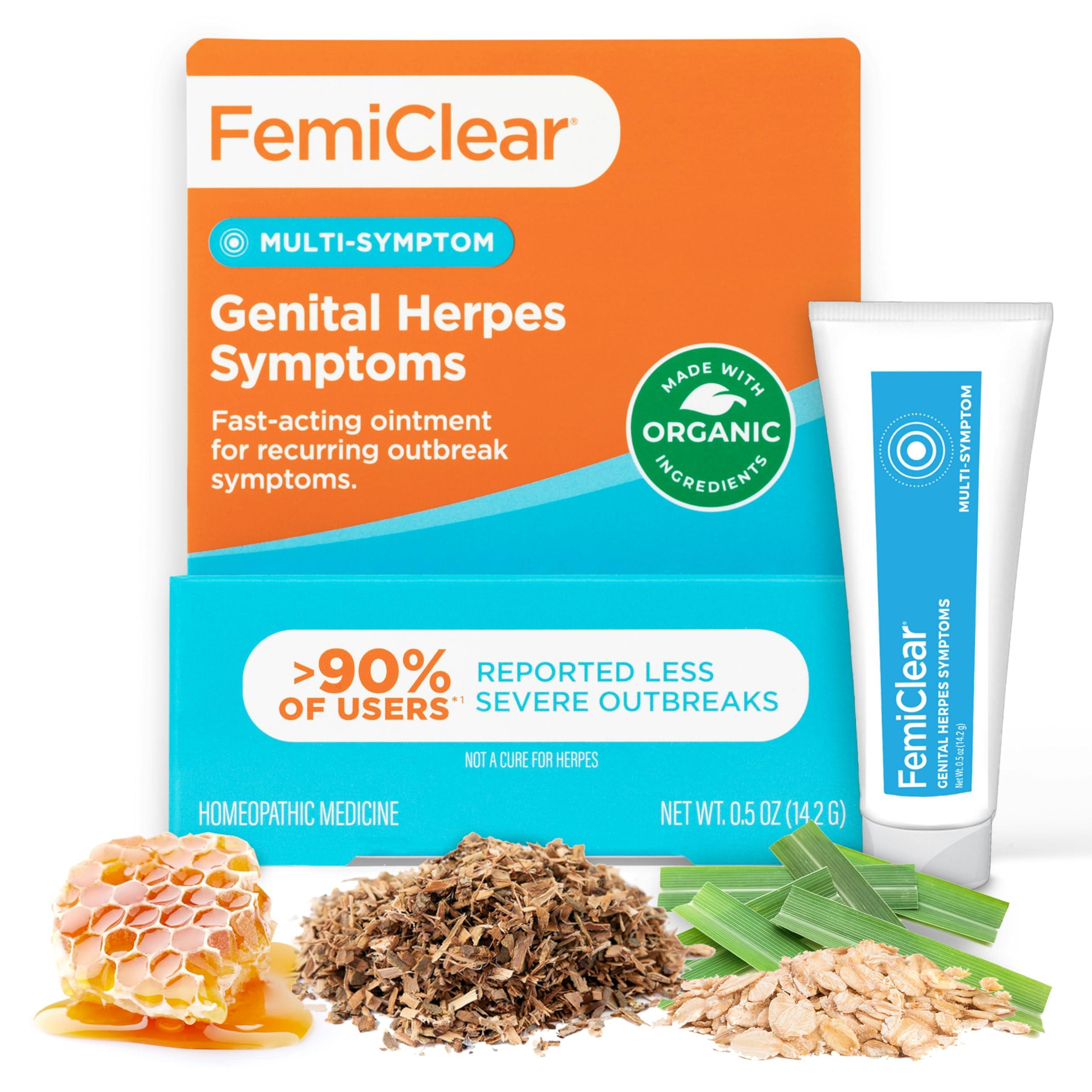 FemiClear FemiClear Complete Feminine Care, Gentle Wash & Herpes Relief Cream - Natural Ingredients for Comfort