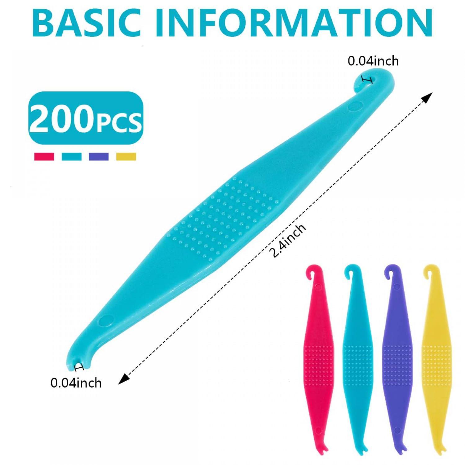 SenseYo SenseYo 200 Pcs Colorful Dental Elastic Braces Rubber Band Tool for Orthodontic Braces