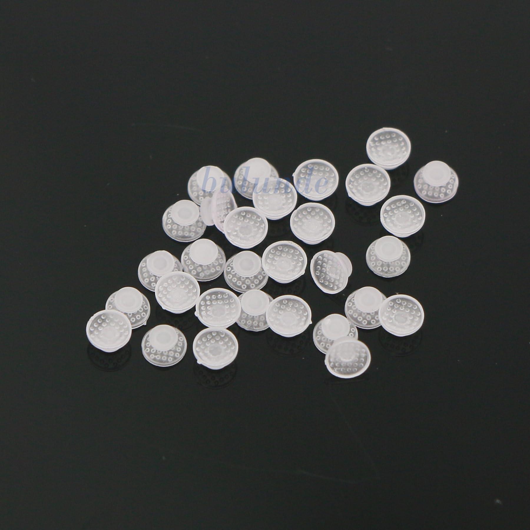 Generic 100 Pcs Ceramic Lingual Buttons Bondable Round Base