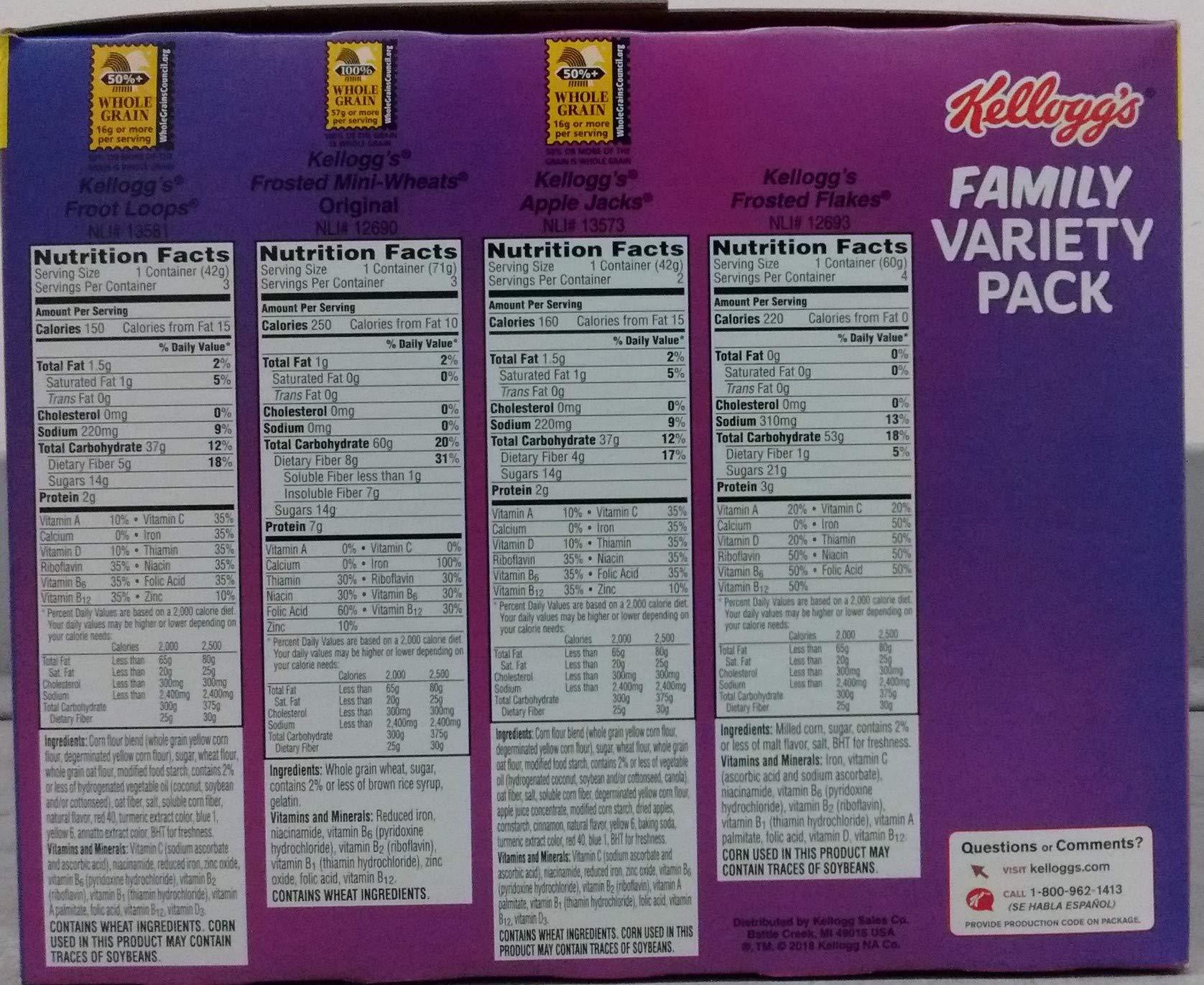 Kellogg's Kellogg's Breakfast Cereal Cups Family Variety Pack, 12 ct