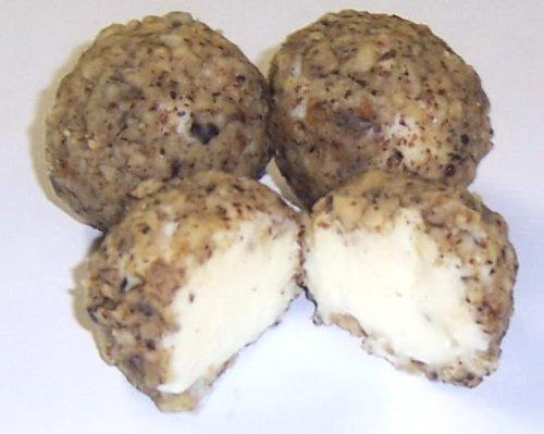 Scott's Cakes Scott's Cakes Hazelnut White and Walnut White Chocolate Truffles in a 1 Pound Pink Heart Box