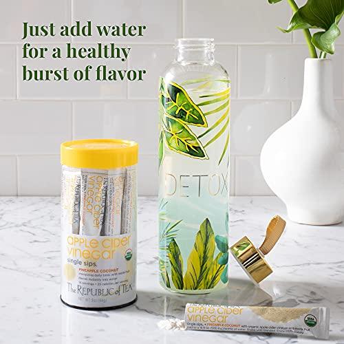 The Republic of Tea Republic Of Tea, Tea Acv Pineapple Coconut Single Sip Organic, 0.2 Ounce, 14 Count