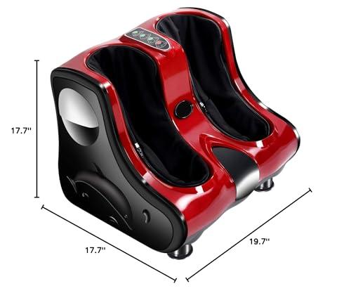 ARLIME ARLIME Foot Massager with Heat, Shiatsu Feet Massager Machine, 3-Level Intensity Modes, Deep Kneading Vibration, Electric Foot Massager for Neuropathy, Circulation and Leg Pain Relief