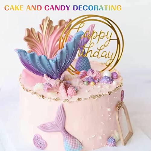 E-Kongton E-Kongton Edible Glitter for Drinks: Luster Dust Set 8 Colors, Cakes Decorating, Strawberries, Fondant, Gum Paste.Luster Dust Edible Set for Baking Decoration(3gram each bottle)