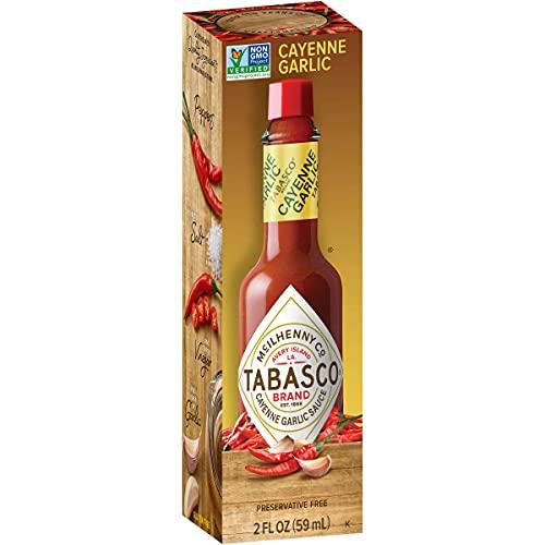 TABASCO Tabasco Cayenne Garlic Sauce, 2 Ounce (Pack of 3)