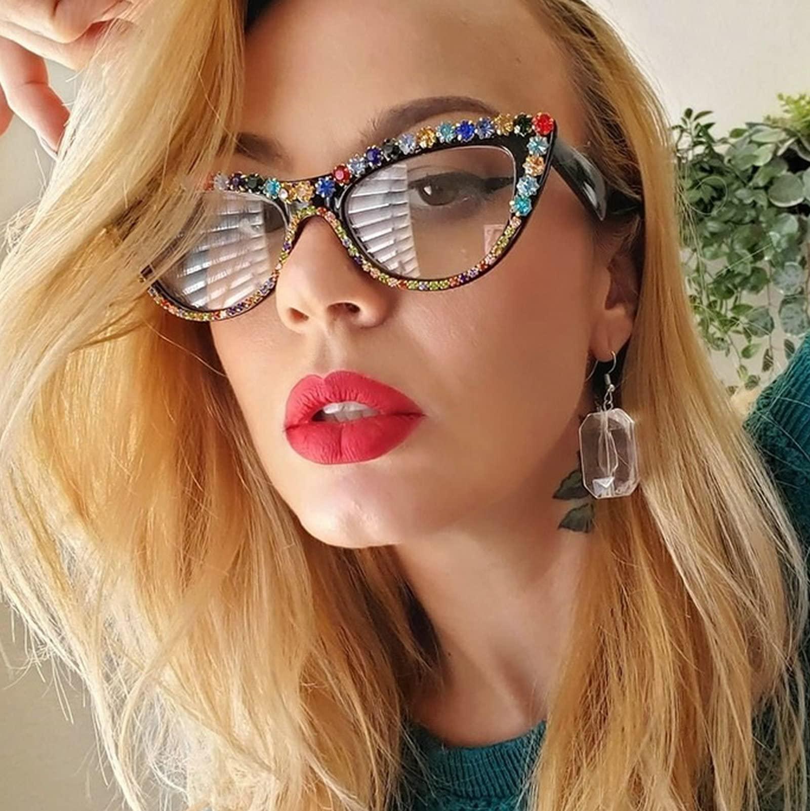 willochra Photochromic progressive multifocal Reading Glasses For Women driving Cat Eye Readers Transition Sunglasses (black white, 0, multiplier_x)