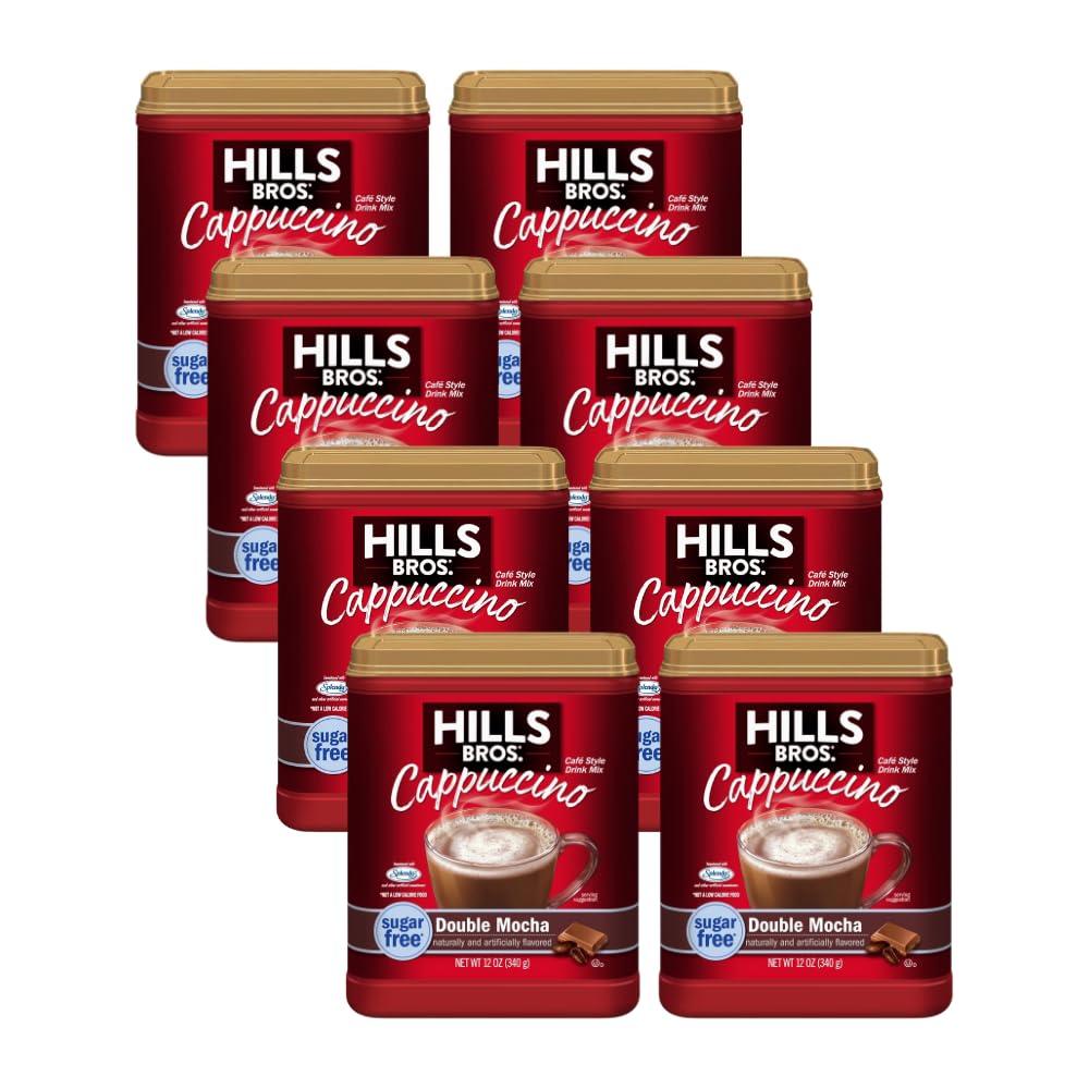 Hills Bros Hills Bros. Flavor Coffee (Sugar-Free Double Mocha, 12 Ounce (Pack of 8)