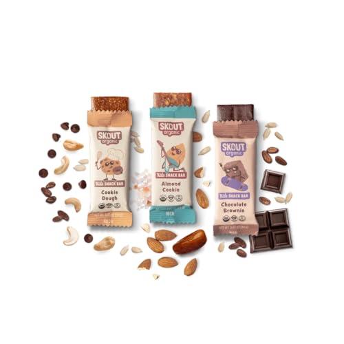 Skout Organic Skout Organic Dessert Inspired Kids Snack Bar Variety Pack (18 Pack) | Organic Kids Snack Bars | School Snacks & Lunch Snacks | Vegan & Paleo | Gluten, Dairy, Grain Free…