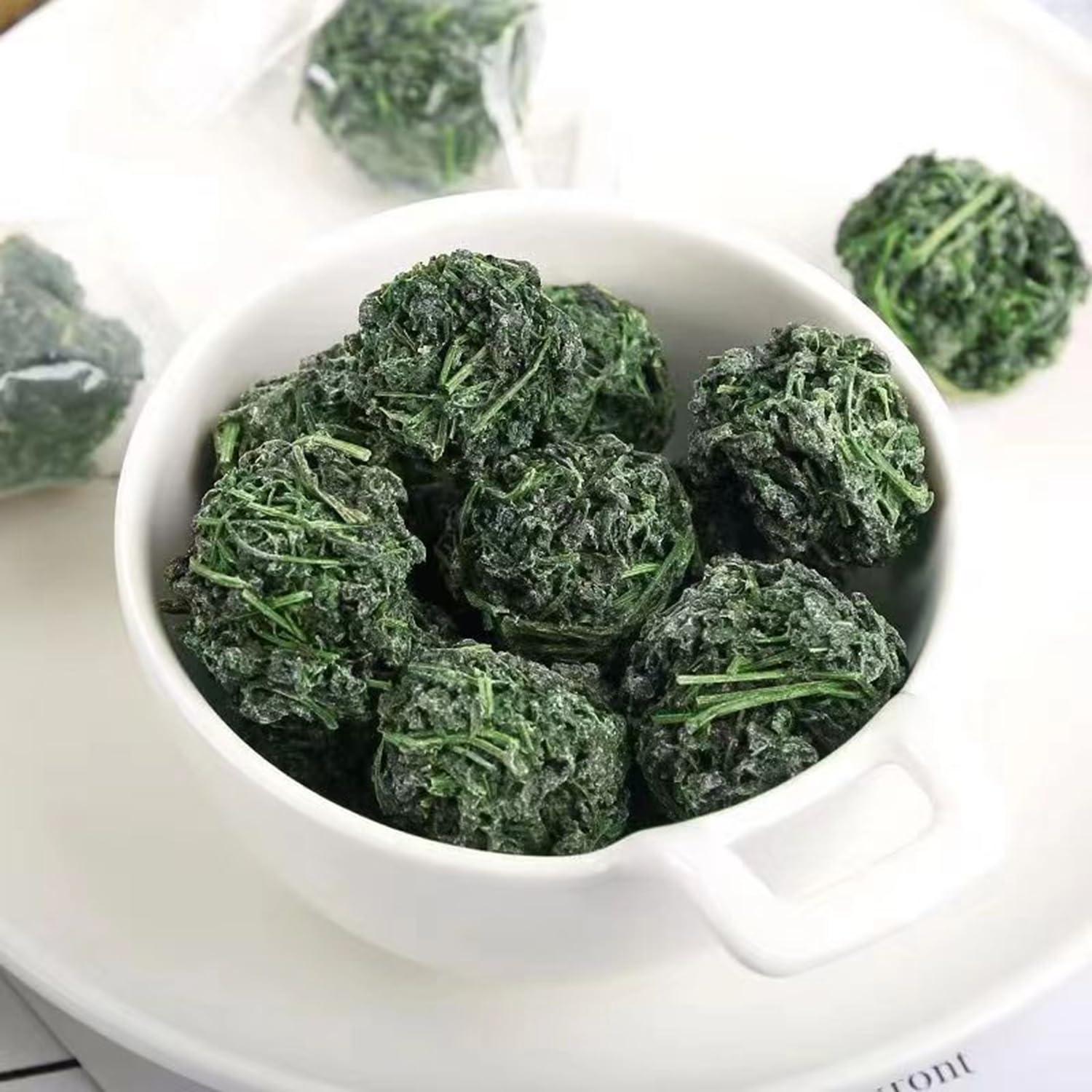 Aandiso Loose Leaf Jiaogulan Loose Tea 5.29oz Dragon Ball Gynostemma pentaphyllum Tea Jiao Gu Jan tea