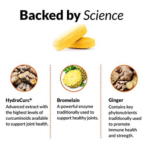 Force Factor FORCE FACTOR Better Turmeric 2-Pack Joint Support Supplement Featuring HydroCurc Turmeric Curcumin with Black Pepper, Clinical Strength Joint Support, 240 Tablets, White Packaging