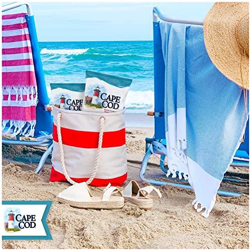 Cape Cod Cape Cod Potato Chips, Sea Salt and Vinegar Kettle Chips, 7.5 Oz (Pack of 2)