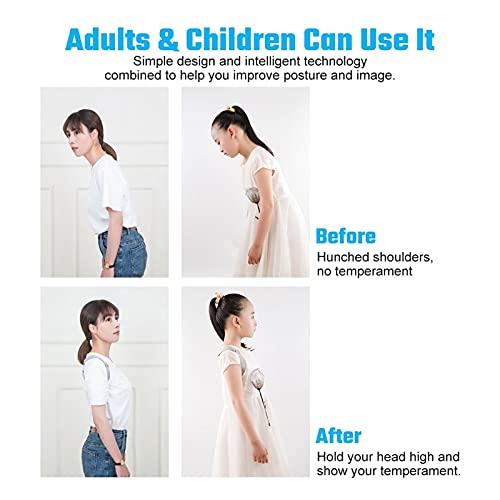 JBIVWW JBIVWW KJACR Electric Posture Corrector Back Brace Spine Stretcher Lumbar Vibration Massager Spine Deck Backbelt Support USB Rechargeable (Color : 1 Belt)