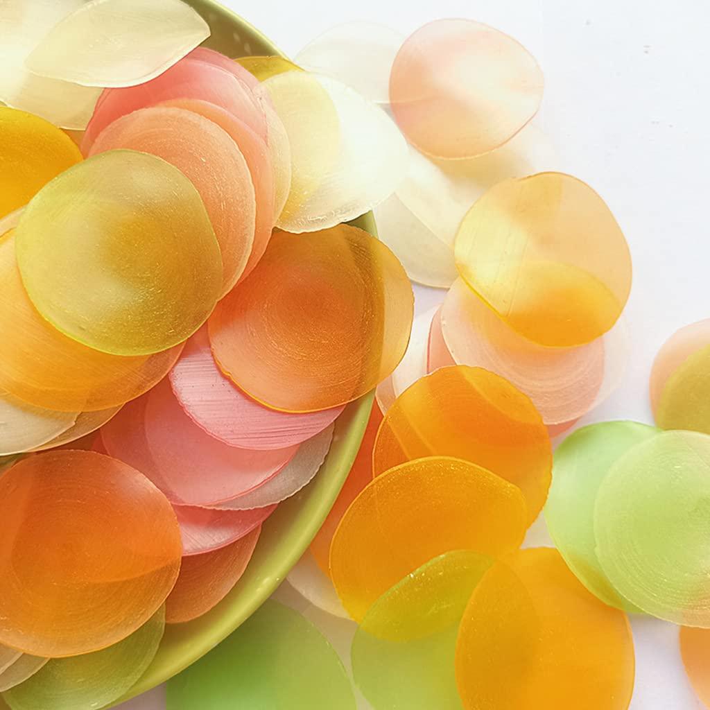 JTEDZI JTEDZI Uncooked Prawn Flavor Chip 6.35 oz / 180g, Colored Shrimp Chips Snack, Prawn Crackers, Shrimp Chips Uncooked, Shrimp Crackers for Party Appetizers (Multi Color, Pack of 2)