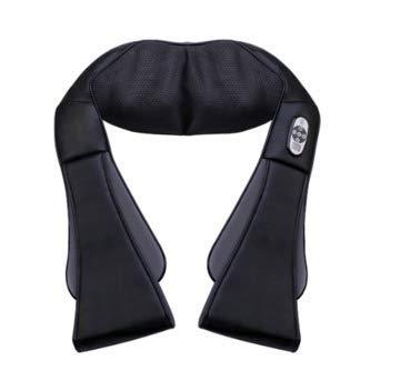 MEDSENSE POWERFUL THERAPEUTIC MASSAGERS Medsense 2in1 Shiatsu Kneading Massager with Vibration and Heat, Electric Neck Massager, Pain Relief Product, Shoulder Massager, Self Back Massager, Health Home Gadget, Neck Pain Massager