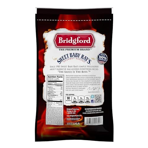 Bridgford Bridgford Sweet Baby Rays Beef Jerky Sweet Teriyaki 10 oz Pack of 3 - High Protein Beef Jerky for Low Carb and High Protein Diets - Beef Jerky Teriyaki for On the Go Snacking and Busy Lifestyles