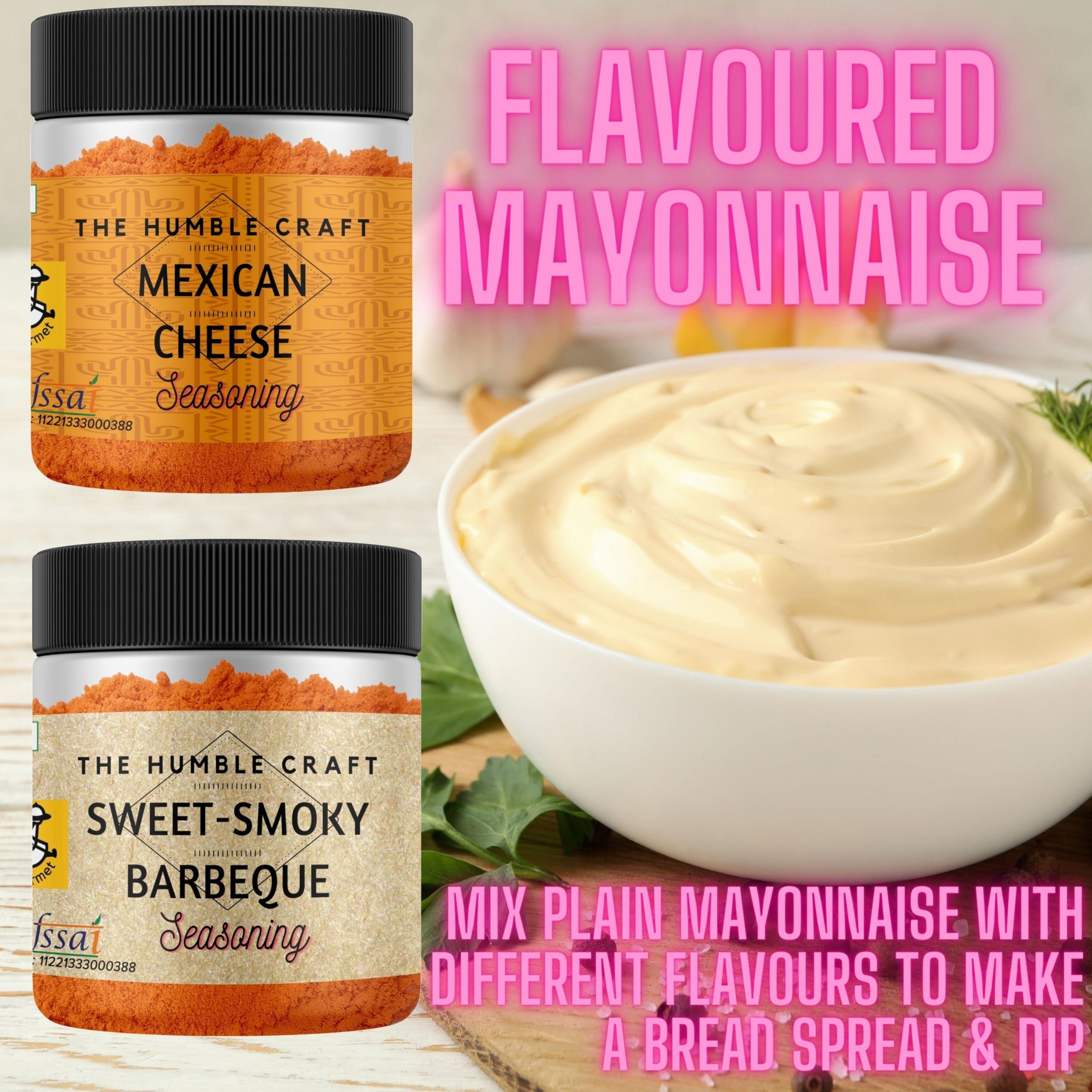 The Spice Rack Mexican Cheese Seasoning Powder (Sprinkle on Popcorn, Fajita, Fries, Taco / Tacos, Nachos, Tortillas, Burrito, Enchilada & other Mexican Snacks | Cheese Flavouring Powder, Taste and Aroma Enhancer | E