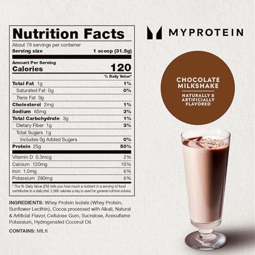 Myprotein Myprotein Impact Weight Gainer Blend, 5.5 Lb (24 Servings) Chocolate Smooth, 30g Protein & 380 Calories per Serving, Protein Shake for Weight Gain