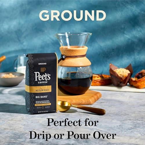 Peet's Coffee Peet's Coffee, Dark Roast Ground Coffee - Major Dickason's Blend 18 Ounce Bag