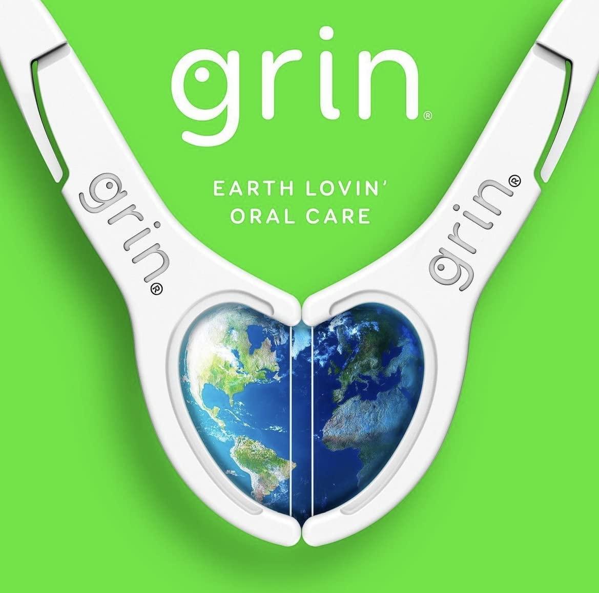 Grin GRIN | Dental Floss |3 Packs of 60 (Fine Fin Tight Teeth Dents Serres)