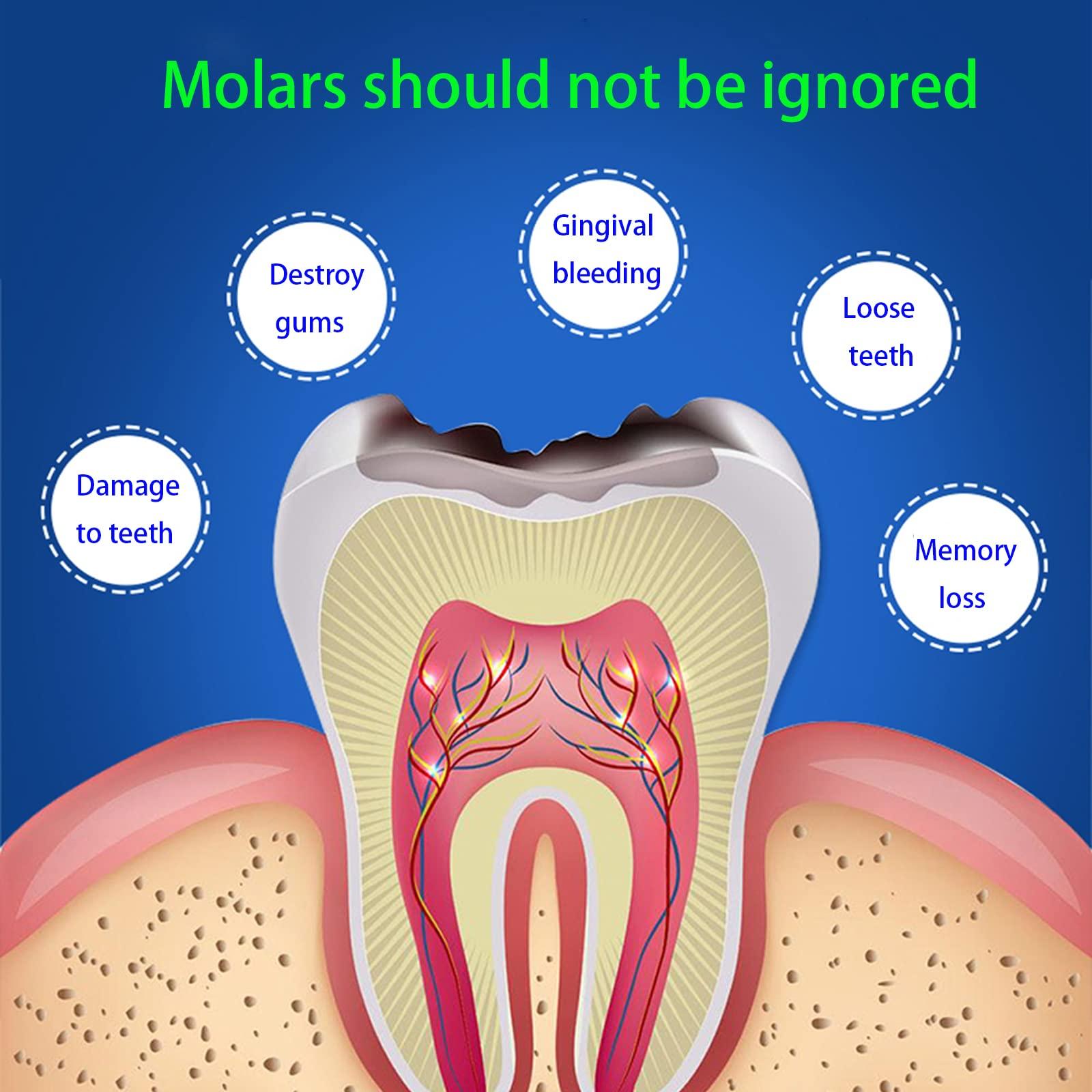 SAMOKA SAMOKA Mouth Guard for Clenching Teeth at Night,4 PCS Custom Moldable Dental Night Guard,Professional Mouth Guard for Grinding Teeth Stops Bruxism(One Size)