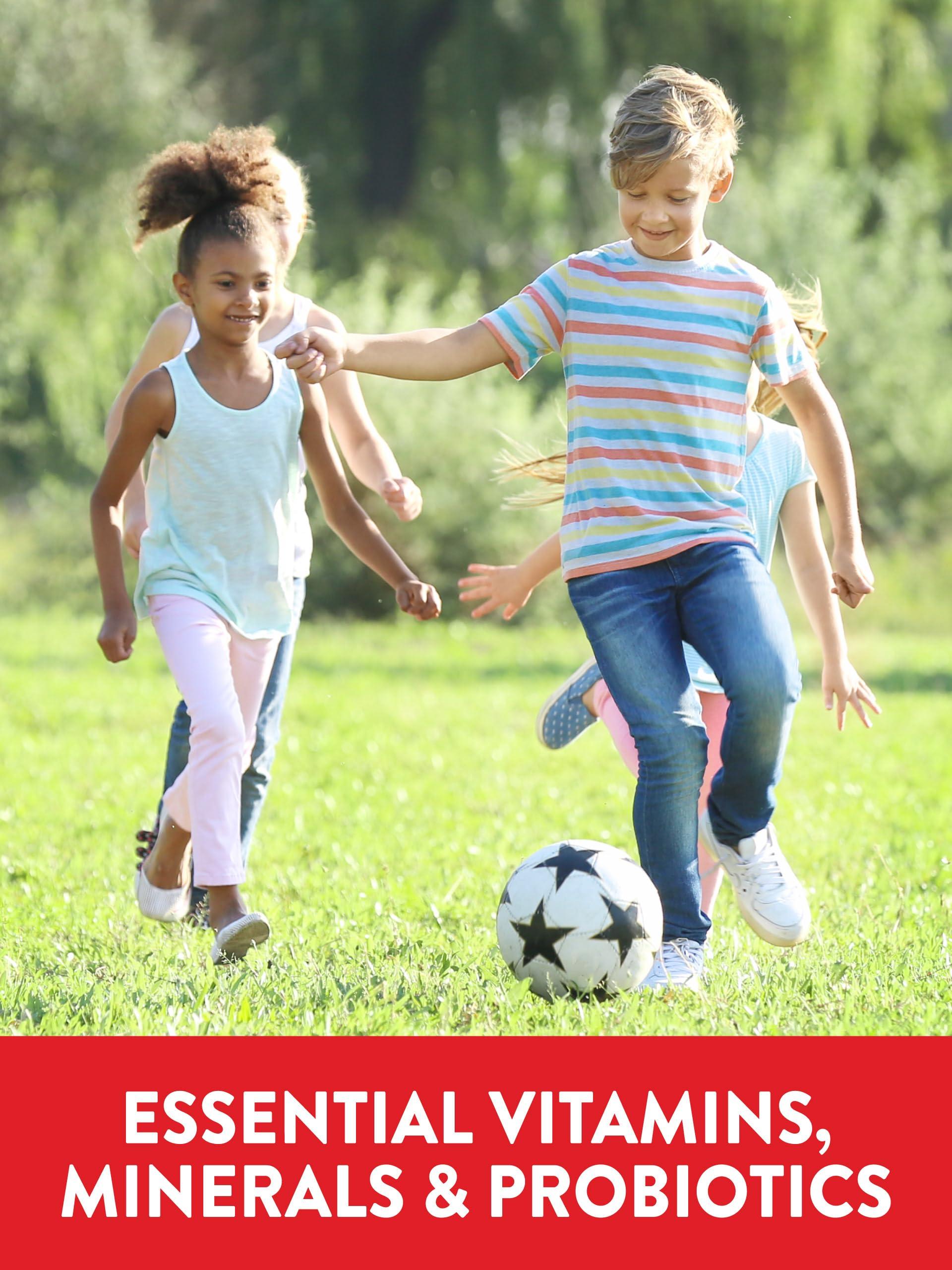 Nature's Truth Nature\'s Truth Kids Multivitamin Gummies with Probiotics | 60 Count | Berry Punch Flavor | Vegetarian, Non-GMO, and Gluten Free Supplement