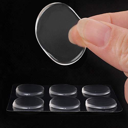 EACOZY Heel Grips, 8PCS Heel Inserts, 12PCS Shoe Inserts, Gel Heel Cushion Inserts for Women Men, Adhesive Shoe Pads for Loose Shoes, Heel Slipping, Rubbing