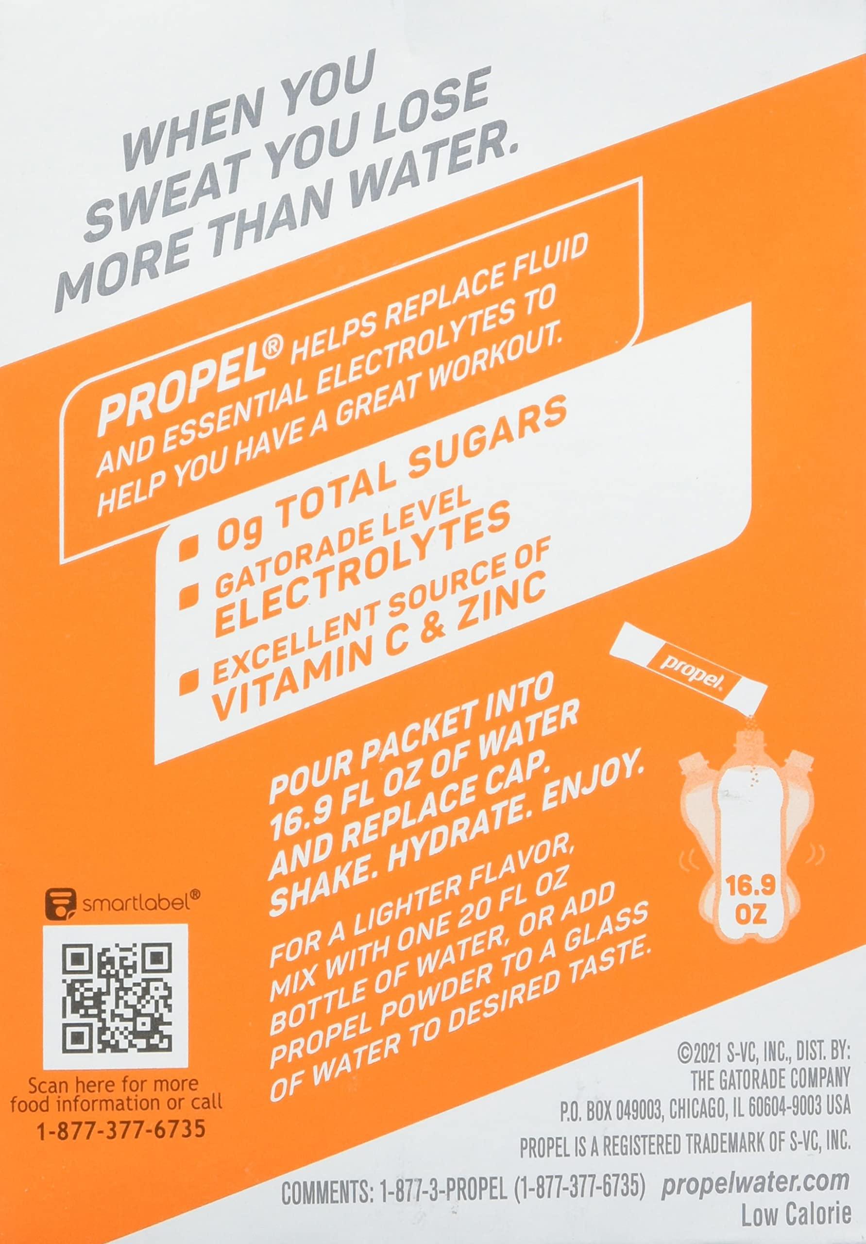 Propel Propel Immune Support Powder Orange Raspberry