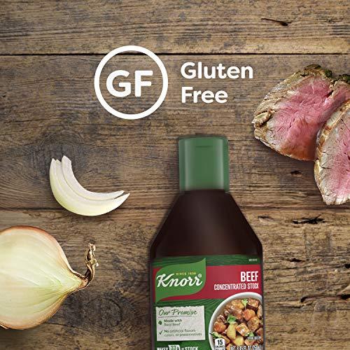 Knorr Knorr Concentrated Stock 12 count For a Flavorful and Aromatic Beef Stock Beef Gluten Free and No Artificial Flavors, Colors or Preservatives 8.45 fl oz