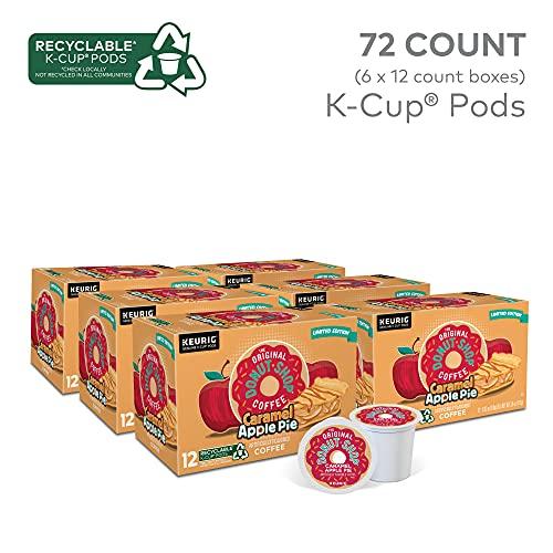 The Original Donut Shop The Original Donut Shop Caramel Apple Pie Coffee, Keurig K-Cup Pod, Light Roast, 72 Count (6 Packs of 12)