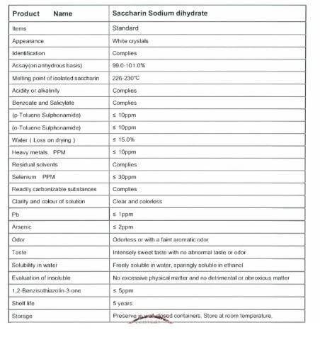 Naturejam Sodium Saccharin 2 Pounds-A Sugar Substitute & Artificial Sweetener-Used as Ingredient in Foods