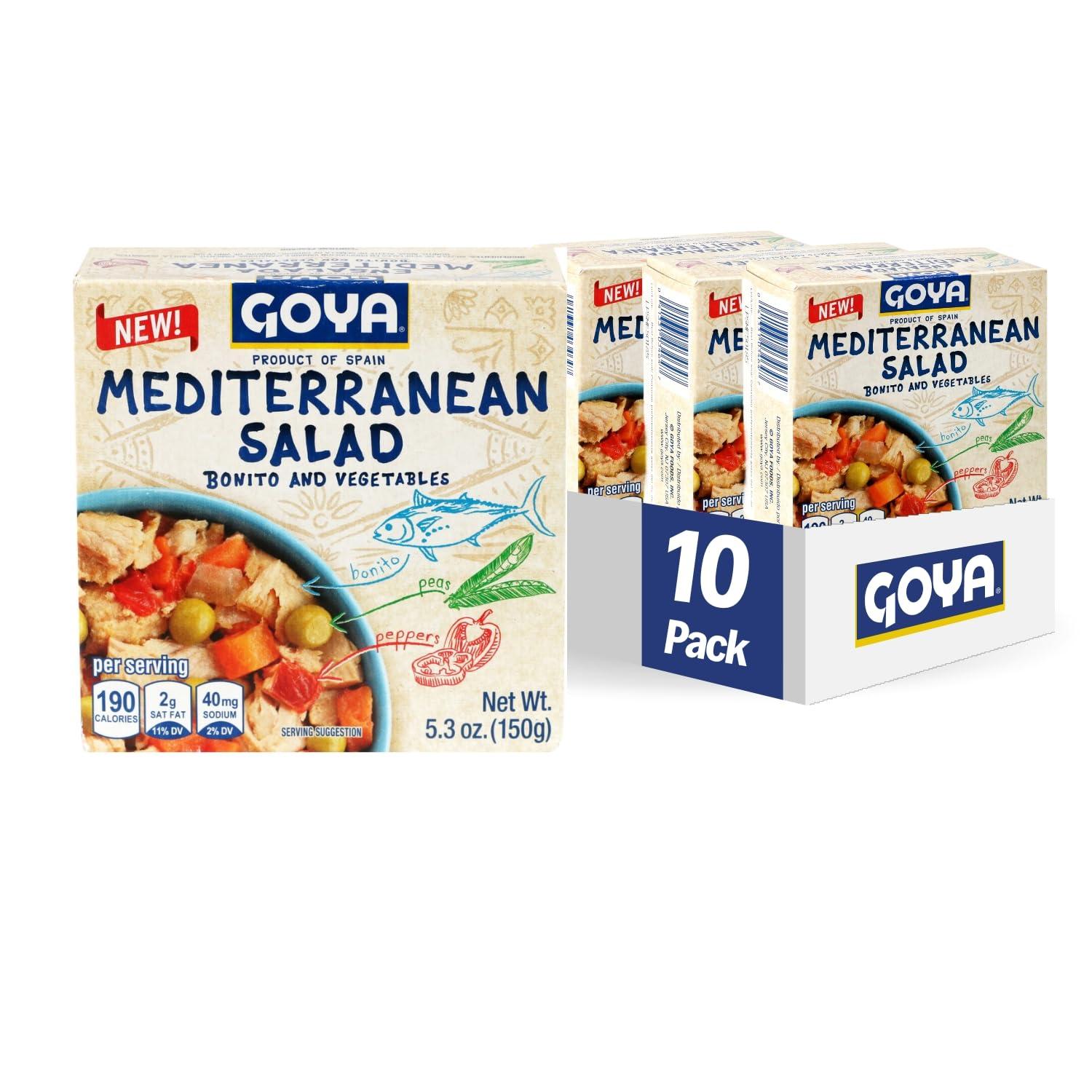 Goya Goya Foods Mediterranean Bonito and Vegetables Salad, 5.30 Ounce (Pack of 10)