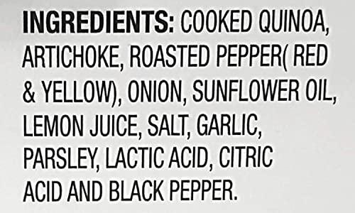 Kitchen & Love Kitchen & Love Artichoke & Roasted Peppers Quinoa Quick Meal 6-Pack | Vegan, Gluten-Free, Ready-to-Eat, No Refrigeration Required