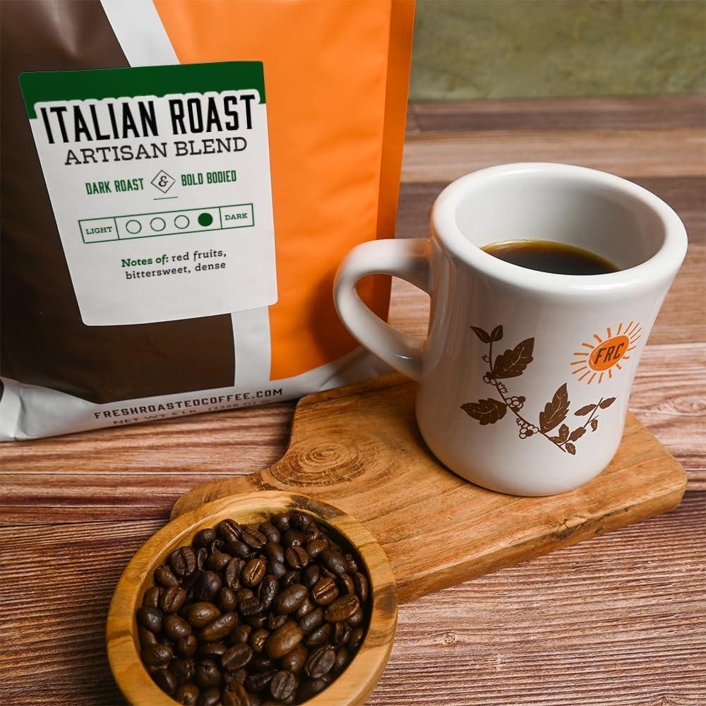 Fresh Roasted Coffee Fresh Roasted Coffee, Italian Roast, 30 lb, Dark Roast, Kosher, Whole Bean
