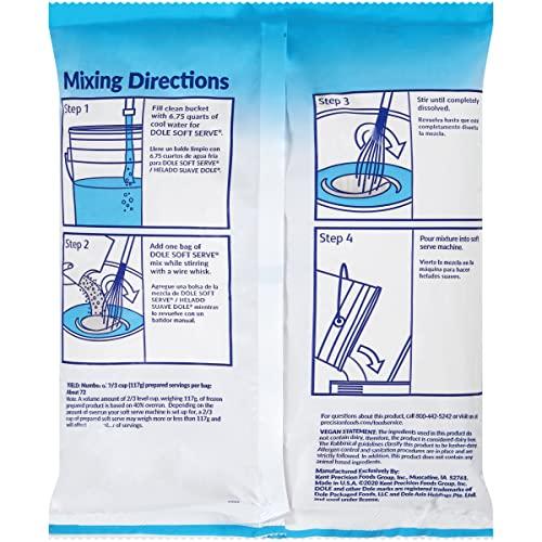 Dole Dole Soft Serve Mix, Raspberry, 4.60 Pound