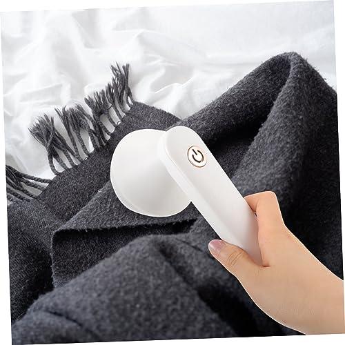 KOMBIUDA KOMBIUDA Carpet Lint Scraper Carpet Shaver Fuzz Remover Fabric Shaver Sweater Shaver Portable Lint Remover Fuzz Shaver Sofa Lint Brush Home Tools White Metal Electric