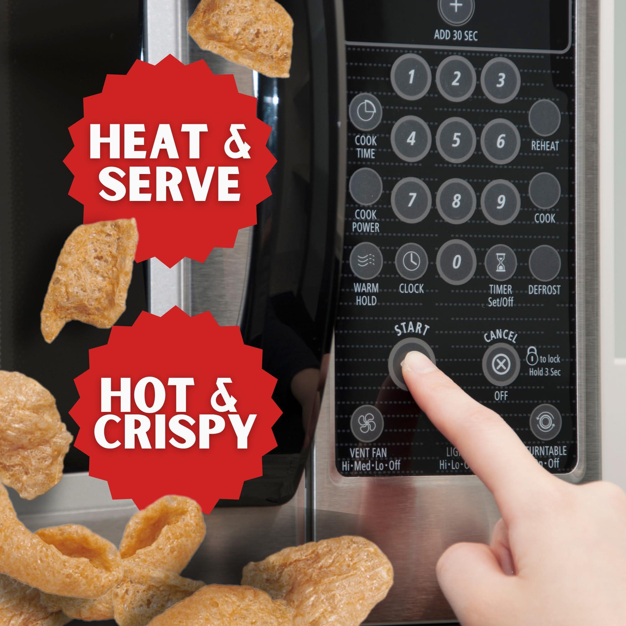 Lowrey's Lowrey's Bacon Curls Microwave Pork Rinds (Chicharrones), Original, 1.75 Ounce (Pack of 6)