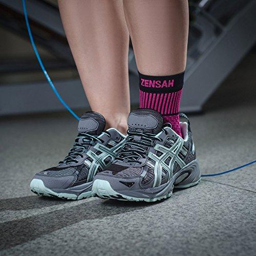 Zensah Zensah Ankle Support - Compression Ankle Brace - Great for Running, Soccer, Volleyball, Sports - Ankle Sleeve Helps Sprains, Tendonitis, Pain, Beige, Medium